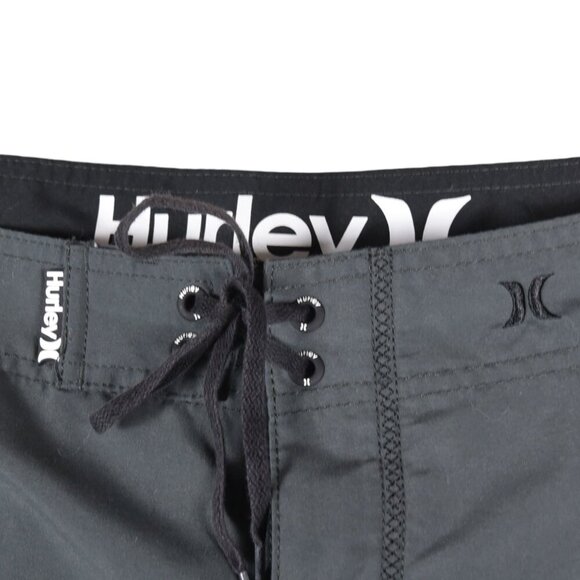 HURLEY Men's Boardshorts "One and Only" Style Dark Charcoal Grey Size 42 - Picture 4 of 10